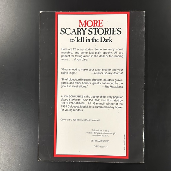 More Scary Stories to Tell in the Dark - Scholastic Paperback Book - Picture 2 of 8